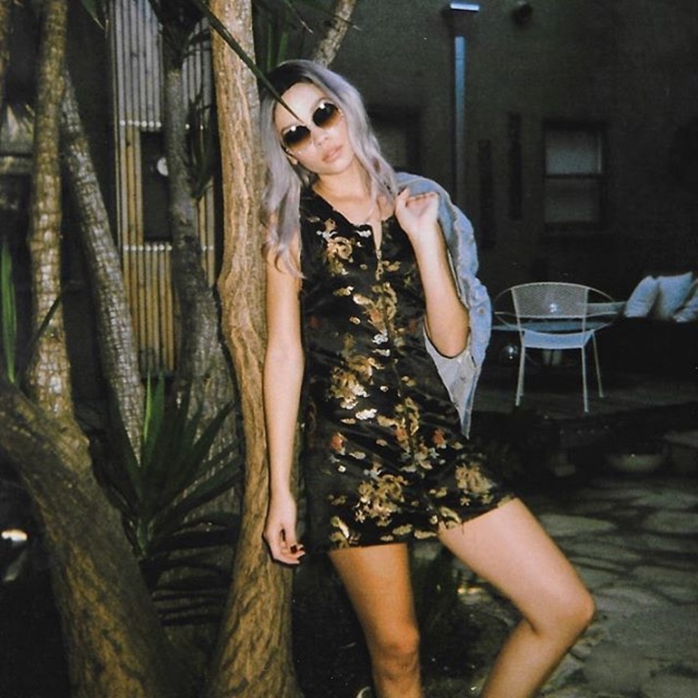 ❌SOLD❌Valfre Tatsu Asian Brocade Zip Dress - Picture 5 of 5